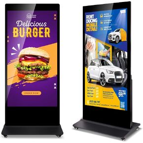 تعرض اللافتات الرقمية 55 "Kiosk Android 11.0 ، ويعرض الإعلانات الداخلية LCD 4K كشك رقمي غير مشكوم in Kuwait
