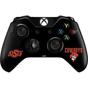Skinit Decal Gaming Skin Compatible with Xbox One Controller - Officially Licensed Oklahoma State University Split Jersey Design