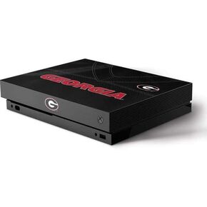 Skinit Skinit Gaming Gaming Skin متوافق مع وحدة التحكم Xbox One X - التصميم المرخص رسميًا لجامعة جورجيا السوداء