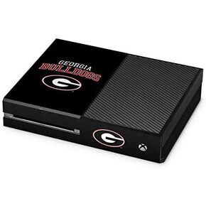 Skinit Decal Gaming Skin Compatible with Xbox One Console - Officially Licensed University of Georgia Black Jersey Design