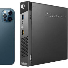 Lenovo ThinkCenter Tiny Desktop Mini Business PC, Intel Quad Core I5-4590T, 16GB, 512GB SSD, WiFi, Windows 10 Professional (Renewed)