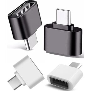 USB-C Female to USB 3.0 Male Adapter (2Pack) Compatible with Your Bose Noise Cancelling Headphones 700 Multi use converting add Functions Such as Keyboard,Thumb Drives,mice,etc.(Black)