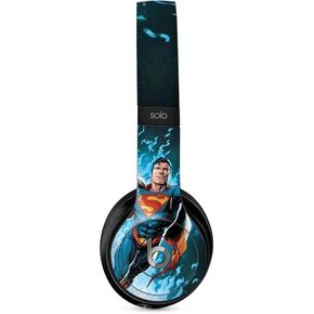 Skinit Decal Audio Skin Compatible with Beats Solo 2 Wired - Officially Licensed Warner Bros Illustrated Superman Design