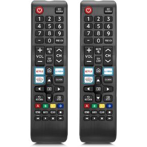 (Pack of 2) Universal Remote Control for Samsung TV,Replacement Remote for All Samsung Smart LCD LED Curved HDTV 3D TVs