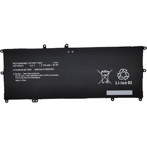 VGP-BPS40 Replacement Laptop Battery Compatible with Sony Vaio Flip SVF 15A SVF15N17CXB 14A SVF14NA1UL - 15.0V 48Wh/3170mAh