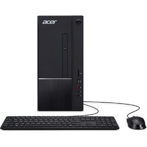 Acer Aspire TC-865-UR15 Desktop, 9th Gen Intel Core i5-9400, 8GB DDR4, 512GB SSD, 8X DVD, 802.11ac WiFi, USB 3.1 Type C, Windows 10 Home