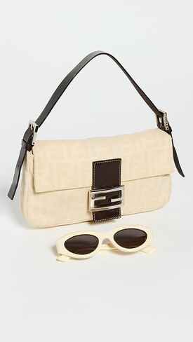 FENDI Women's Pre-Loved Baguette Zucca in Kuwait