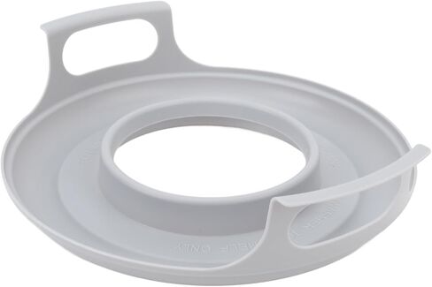 Topincn 4PCS Microwave Cool Resparing مع مقبض ، صينية Caddy Caddy غير المباشرة للألواح والطعام الساخن ، الحواف المرتفعة ، سهلة تنظيف غسالة الصحون آمنة ، بارد دائمًا للمس ، 12 × 2.8 بوصة in Saudi Arabia