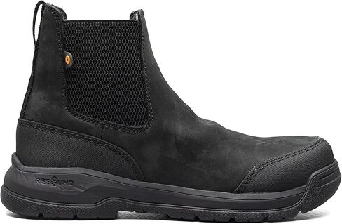 BOGS Women's Shale Leather Chelsea Ct Wp Composite Toe Waterproof Boot Industrial in Saudi Arabia