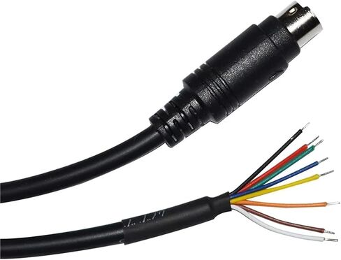 Breakout Cable YAESU CT-62 CAT Cable MD8 8 PIN MINI DIN Male Serial Adapter for Band Data CAT Linear Tuner FT897 FT817(5m) in Saudi Arabia