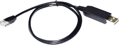 TS2400 LIFEPO4 BMS PC Communication Console Cable ، FT232RL Chip USB RS232 TO RJ11 6P4C ADAPTER Serial Kable (1.8m) in Saudi Arabia