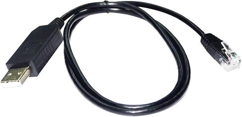 TS2400 LIFEPO4 BMS PC Communication Console Cable ، FT232RL Chip USB RS232 TO RJ11 6P4C ADAPTER Serial Kable (1.8m) in Saudi Arabia