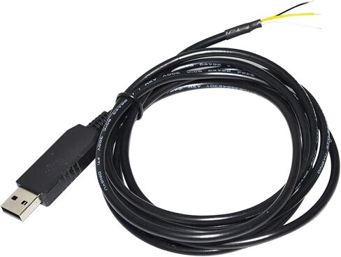 Industrial FT232RL USB to RS232 3PIN 3P WE Wire END Open Serial Adapter Converter Cable Compatible USB-RS232-WE-1800-BT(1.8M) in Saudi Arabia
