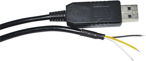 Industrial FT232RL USB to RS232 3PIN 3P WE Wire END Open Serial Adapter Converter Cable Compatible USB-RS232-WE-1800-BT(1.8M) in Saudi Arabia