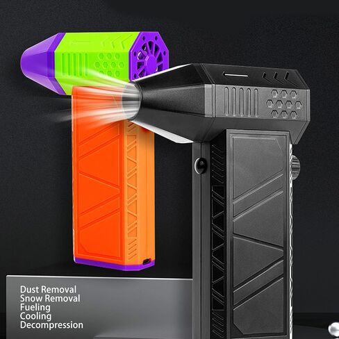 Duster Air Electric ، 130000 دورة في الدقيقة مروحة توربو مصغرة مع فوهات مغناطيسيين بدون خطوة USB قابلة للإعادة شحن منفاخ جاف جاف لجهاز كمبيوتر السيارة in Kuwait