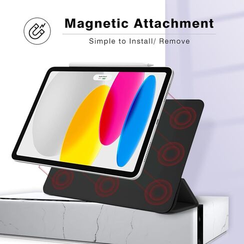 الحالة المغناطيسية لـ iPad (A16) الجيل 11 من 11 بوصة 2025 ، Folio الذكية لجيل iPad 10th 10.9 بوصة 2022 ، غطاء الكمبيوتر اللوحي Trifold مع النوم التلقائي/الاستيقاظ ، حالة خفيفة الوزن نحيف ، شوفان القهوة in Kuwait