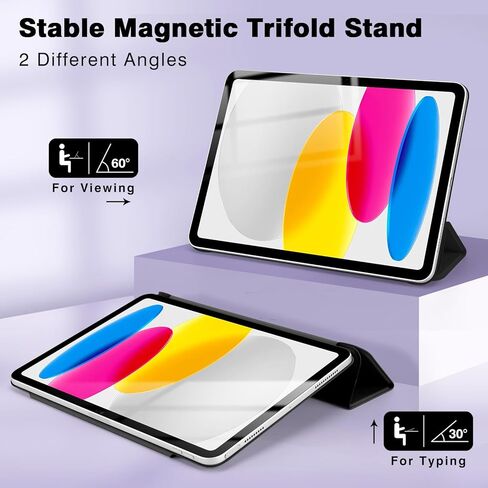 الحالة المغناطيسية لـ iPad (A16) الجيل 11 من 11 بوصة 2025 ، Folio الذكية لجيل iPad 10th 10.9 بوصة 2022 ، غطاء الكمبيوتر اللوحي Trifold مع النوم التلقائي/الاستيقاظ ، حالة خفيفة الوزن نحيف ، شوفان القهوة in Kuwait
