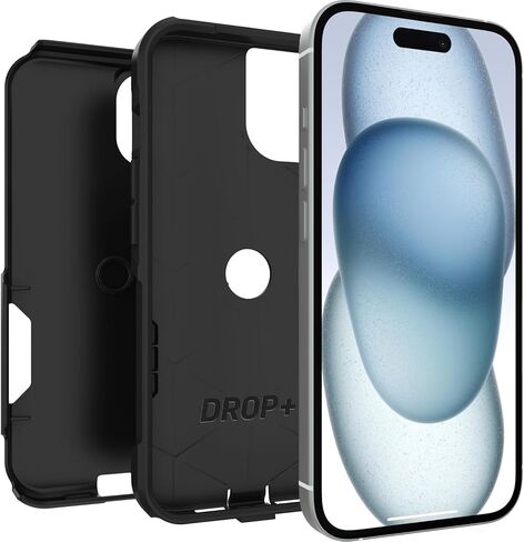 Otterbox iPhone 16E (فقط) - حالة سلسلة ركاب - أسود - سليم وصعب - صديق للجيوب - مع حماية المنافذ - عبوة غير متوسطة in Kuwait