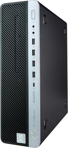 HP ELITERESK 800G4 سطح المكتب PC Intel I5-8500 16GB DDR4 RAM 500GB SSD Solid State Windows 11 Professional Home أو Office PC (متجدد) in Kuwait