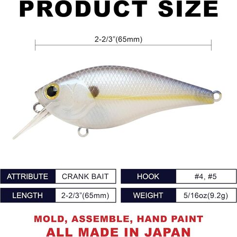 LUCKY CRAFT Fat CB BDS Magic 2.2, Fishing Bait, Crankbait in Saudi Arabia