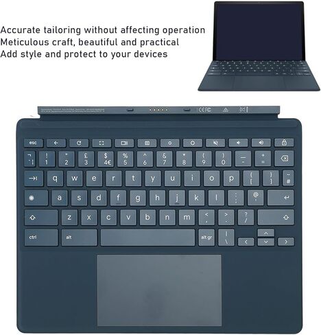 لوحة المفاتيح المغناطيسية Ciciglow TPN H101K مع لوحة اللمس ، ABS ولوحة المفاتيح PU متوافقة مع Chromebook X2 11 DA0023DX 11in شاشة تعمل باللمس ، تسهيل التثبيت in Kuwait