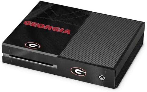 Skinit Decal Gaming Skin Compatible with Xbox One Console - Officially Licensed University of Georgia Black Jersey Design in Saudi Arabia