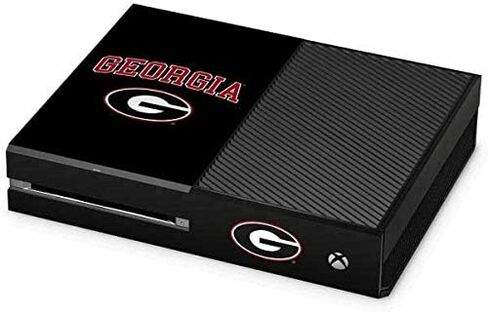 Skinit Decal Gaming Skin Compatible with Xbox One Console - Officially Licensed University of Georgia Black Jersey Design in Saudi Arabia