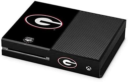 Skinit Decal Gaming Skin Compatible with Xbox One Console - Officially Licensed University of Georgia Black Jersey Design in Saudi Arabia