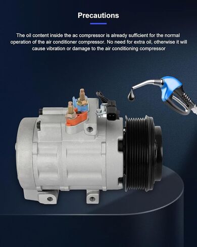 ECCPP AC Compressor with Clutch 2002-2005 Fit for Sedona 3.5L in Saudi Arabia