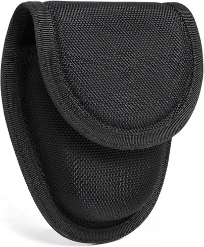 Handcuff Case-Holster-Holder fit Duty Belt & MOLLE Heavy Duty Nylon Cuff Pouch-Sheath fit Chained/Hinged Standard Cuff for Police Law Enforcement Security Corrections Officer Prison Guard in Saudi Arabia