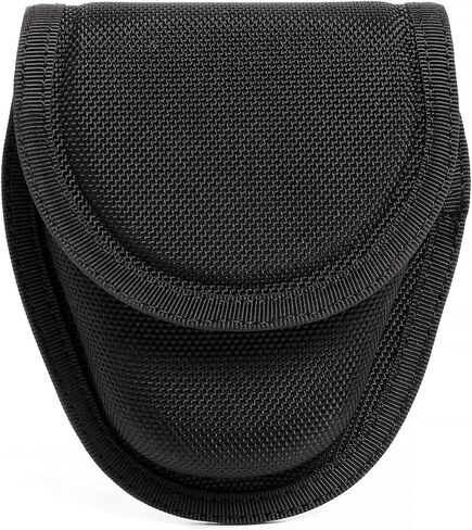 Handcuff Case-Holster-Holder fit Duty Belt & MOLLE Heavy Duty Nylon Cuff Pouch-Sheath fit Chained/Hinged Standard Cuff for Police Law Enforcement Security Corrections Officer Prison Guard in Saudi Arabia