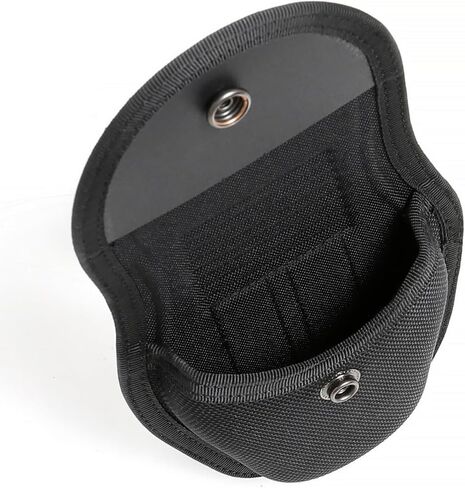 Handcuff Case-Holster-Holder fit Duty Belt & MOLLE Heavy Duty Nylon Cuff Pouch-Sheath fit Chained/Hinged Standard Cuff for Police Law Enforcement Security Corrections Officer Prison Guard in Saudi Arabia