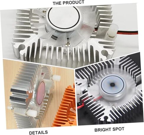 NUOBESTY Graphics Card Cooler Quiet Air Cooling Fan for Computer Case Precision Bearings Workmanship Anodized Design for Enhanced Heat Dissipation in Saudi Arabia