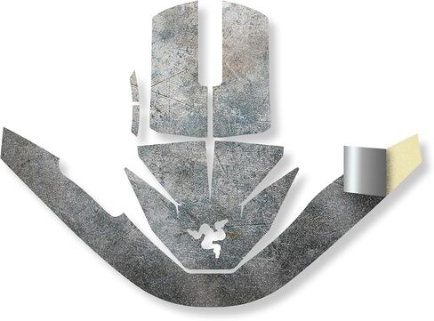 Mouse Skin Compatible with Razer Viper V3 Pro - Shadow Concrete - Premium 3M Vinyl Protective Wrap Decal Cover - Easy to Apply | Crafted in The USA by MightySkins in Saudi Arabia