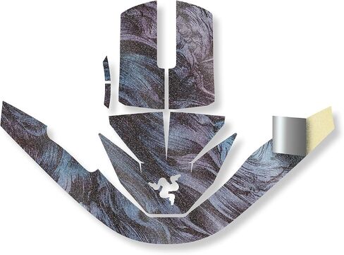 الماوس الجلد متوافق مع Razer Viper V3 Pro - Cyclone Wave - Premium 3M Vinyl Wrap Decal Cover - من السهل تطبيق | مصنوع في الولايات المتحدة الأمريكية من قبل Mayyskins in Saudi Arabia