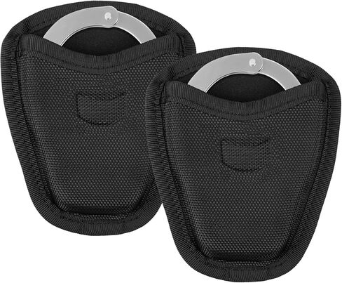 Open Top Handcuff Case, Handcuff Holder for Duty Belt, Nylon Cuff Pouch Law Enforcement Accessories in Kuwait