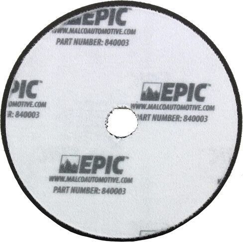 Malco Epic Gray Foam Heavy Duty Pad 6.5 inch– Orbital Polishing Pad for P1500 Sand Scratches/Use with Malco Epic Heavy-Duty Compound (109032) / Swirl-Free and Dust-Free Finish / (840001) in Saudi Arabia