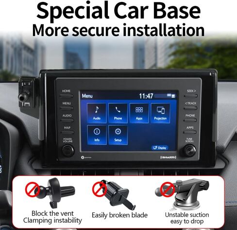 Car Magnetic Phone Mount for 2019-2025 Toyota RAV4 LE XLE and RAV4 Hybrid LE XLE SE Woodland XLE-Premium and RAV 4 Prime SE Auto Accessories Cell Phones Holder Fast 15W Wireless Charger in Saudi Arabia