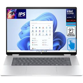 HP Envy X360 Business 2-in-1 LAPTOP 16.0 "شاشة تعمل باللمس IPS Wuxga (Intel Core Ultra 7 155U ، 16GB LPDDR5 ، 2TB PCIe SSD ، Backleit KB ، Thunderbolt 4 ، WiFi 6e ، WebCAM ، Win 11 Pro) (Reneded) (