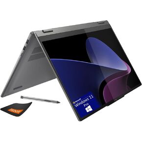 Lenovo IdeaPad Flex 5 2-in-1 Laptop, 14"(1920 x 1200) Touchscreen, Intel i7 150U, Wi-Fi 6, Backlit Keyboard, Fingerprint, 1080p Webcam, Windows 11 Pro, W/3-m Office 365