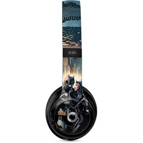 Skinit Decal Audio Skin Compatible with Beats Solo 2 Wired - Officially Licensed Warner Bros Batman and Catwoman Design