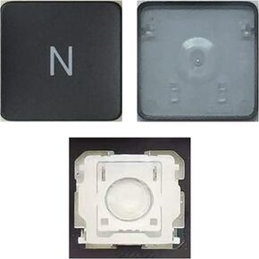 Dolphin.dyl(TM) Replacement Individual Key Cap for US MacBook Pro A2141 A2179 A2251 A2289 -Key Cap ONLY- (N Key)