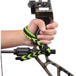 YLS Bow Slings Archery Wrist Sling Compound Bow Easy Carry Adjustable for Hunting Shooting