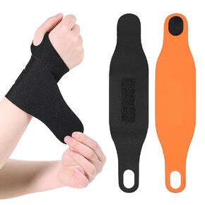 cobee 2 Pcs Wrist Brace Strap, Wrist Brace for Carpal Tunnel Night Support, Ultra-Thin Elastic Compression Wrist Wraps for Left Right Hand Fitness Sports Tennis