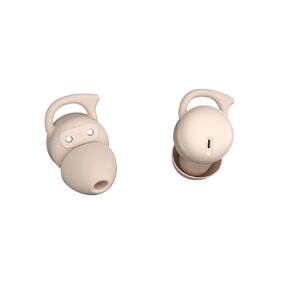Invisible Sleep Headphones, Sleep Earbuds for Side Sleepers, Mini Noise Blocking Sleep Earphones, Bluetooth 5.3 Wireless Earbuds for Sleeping, Working, Beige