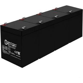 Mighty Max Battery 12V 5AH SLA Battery Replaces APC SmartUPS 2200VA SMT2200RM2U - 4 Pack