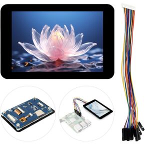 Waveshare 3.5inch Capacitive Touch Display Module, Compatible with Raspberry Pi 5/4B/3B/Zero/Zero W/Zero 2W/Pico/Pico W/Pico WH// ESP32 / Arduino,320×480 Resolution, IPS Display