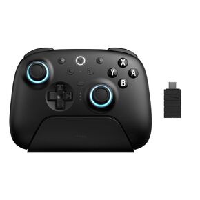 8Bitdo Ultimate 2 Bluetooth Controller for Switch 2/Switch, Windows&PC,TMR Joysticks Switch Pro Controller, Hall Effect/Tactile Triggers,Vibration and Motion Control, RGB Fire Ring - Yellow