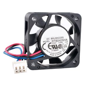 1Pcs EFB0405HA 4cm 40mm Fan 40x40x10mm DC5V 0.20A Dual Ball Bearing axial Fan Cooling Fan for Power Supply