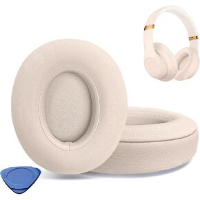 hopopower Replacement Earpads for Beats Studio 2 & Studio 3 Wired & Wireless Headphones, Ear Pads Cushions with Softer Protein Leather, Noise Isolation Memory Foam (Black)